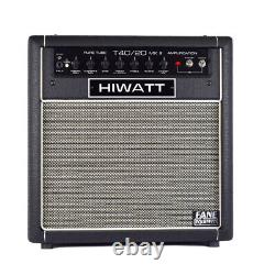 Hiwatt T40/20c112 Interruptible 40with20w Guitar Amp Combo Avec Haut-parleur 1x12 Octapulse