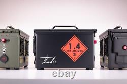 L'enceinte originale en boîte de munitions. ÉDITION LIMITÉE A-BOXT BLACK OPS 50 CAL