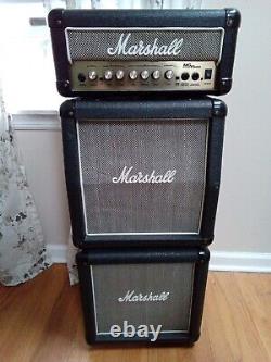 MARSHALL Mini Stack MG15MSII Noir/Tissu à motif de panier en osier avec haut-parleurs Vintage Celestion