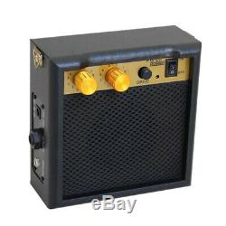 Magideal Mini Guitare Haut-parleur Amplificateur Basse Amp 5w Avec Dragonne