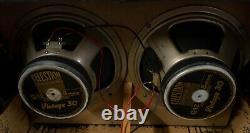 Marshall 1922 2 X 12 Stereo Speaker Cabinet Avec Celestion G-12 Vintage 30s