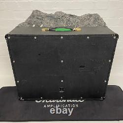 Marshall 1974 Jmp Modèle #2045 2x12 Checkerboard Speaker Cabinet Black Tolex