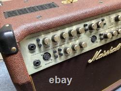 Marshall AS100D Soloist, amplificateur pour guitare acoustique à 2 canaux, 100 watts, marron