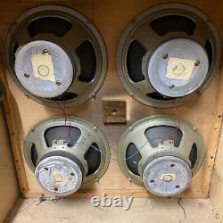 Matched Quad 4x Vintage 1973 Celestion G12h T1217 12 Speaker Drivers Original