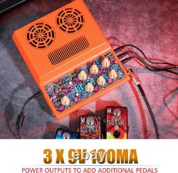Mini ampli combo de bureau rechargeable pour guitare électrique 20 W avec distorsion<br/>
