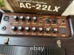 NOUVEAU AMPLIFICATEUR DE GUITARE ACOUSTIQUE Boss AC-22LX EN BOÎTE OUVERTE avec Module Bluetooth