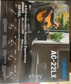 NOUVELLE BOÎTE OUVERTE Boss AC-22LX Amplificateur pour guitare acoustique avec module Bluetooth