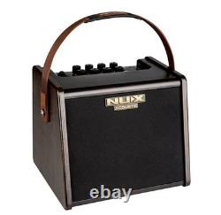 NuX AC-25 amplificateur de guitare acoustique portable de 6,5 pouces, 25 watts, alimenté par batterie
