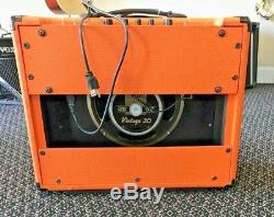 Orange Rocker 30 Ampli Combo Guitare 1x12 Vintage 30 Haut-parleur Amplificateur Utilisé