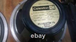 Paire De Celestion G12h Blackback 16ohm 55hz 30w T1281 Haut-parleurs Vintage