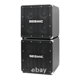 Paire d’enceintes pour guitare basse Seismic Audio 4x6 SA-Rift 46GPKG1