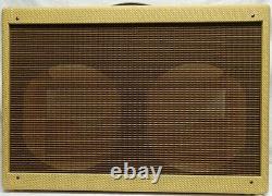 Panneau Double Tweed Affinez Haute Puissance Guitare 5f8 Combo Amplificateur Enceinte