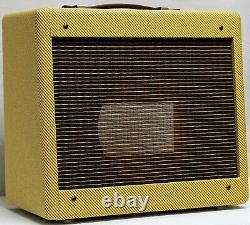 Panneau Étroit Tweed Champ Guitar 5f1 Amplificateur Combo Speaker Cabinet