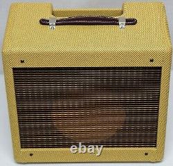 Panneau Étroit Tweed Champ Guitar 5f1 Amplificateur Combo Speaker Cabinet
