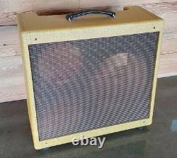 Panneau Étroit Tweed Pro Style Guitar Amplificateur Combo Speaker Cab 5e5-a