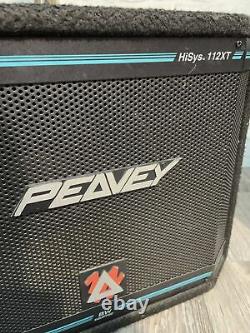 Peavey Hisys Xt Series 112xt 6xt Pa Speaker System / Haut-parleurs Widow Noir