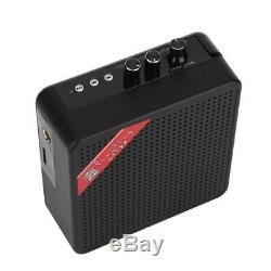 Portable Mini Guitare Électrique Amplificateur Haut-parleur Haut-parleurs 5w Amp 9v Noir