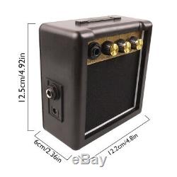 Portable Mini Guitare Électrique Amplificateur Haut-parleur Haut-parleurs D'ampli Et 3m Câble De Guitare