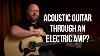 Pouvez-vous Utiliser Un Ampli De Guitare Électrique Pour Acoustic Guitar Fender Acoustic Junior Go