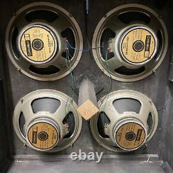 Quad 4x Vintage 1972 Celestion G12s 20w T1417 12 Haut-parleurs 102 3 Cones