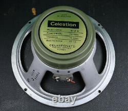 Rare 1965 Celestion G12m T1511 T1221 Billet Vert 12 Haut-parleur Vintage Pulsonic