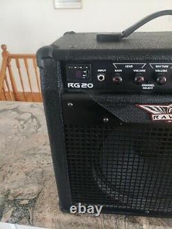 Raven Rg 20 Ac 120 300 60hz 20watts 6 Ohms Guitar Amplifier L17xh17xw8 Speakers