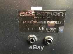 Rocktron Tabou Enceinte Passiv 2x12 Eminence Made In USA Rare