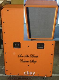 Son Set Beach Nouveau 4x12 Orange Speaker Cab 412 Awesome! Déchargé Utilisez Votre Haut-parleur