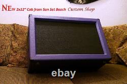 Sonsetbeach Your Color Choice Orange 2x12 Custom Speaker Cab Ssb212b Un-loaded
