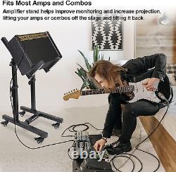 Supports ajustables pour amplificateurs de guitare mobiles ou supports pour baffles d'amplis ou scènes