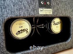 Supro 1799 Black Magick Statesman 2x12 Guitar Amp Extension Speaker Cabinet Bd12