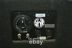 Swr Triad 3-way Bass Speaker System Cabinet 4-ohm 400w 1/4 In/out Jacks Speakon