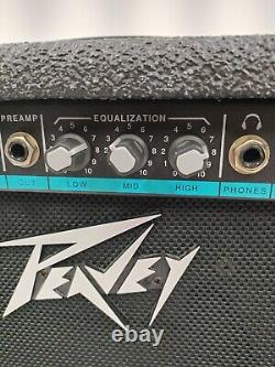 TESTÉ / FONCTIONNE 1980 Peavey Rage 108 12 Watt 1x8 Amplificateur Combo Guitare Amp Vintage