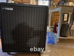 Tête d'amplificateur Yamaha G100 /50 et cabinet de haut-parleurs 4-12, propriétaire d'origine 1977, cov