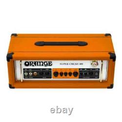 Tête d'amplificateur de guitare Orange Super Crush 100 Watts, Orange