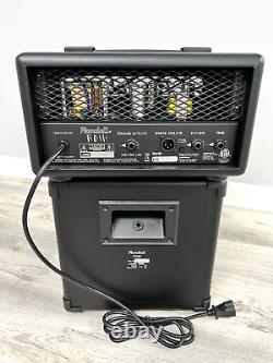 Tête de guitare à lampes Randall RD1H Diavlo 1W noire AVEC haut-parleur micro RG-8 Cab