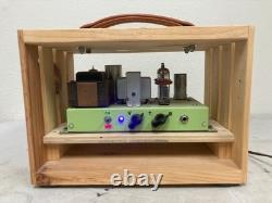 Têtes d'amplificateur de guitare vintage en bois, tête d'amplificateur à tubes pour guitare