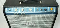 Tone Machine! Harmony H305a 1960's Tube Guitar Amp In Fender Cab With12 Speaker