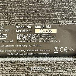 VOX MINI 5 RHYTHM Amplificateur de guitare Mini5 Mini5-RM Test de modélisation de rythme terminé