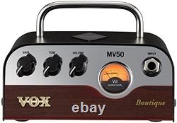VOX MV50-BQ Amplificateur de guitare compact de type tête Boutique doté de la technologie Nutube