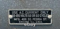 Valco Des Années 1940 / National / Sears Roebuck Amplificateur De Tube D'algues! 12 Jensen Président