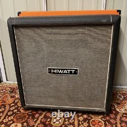Vintage 1970s Hiwatt 4x12 Se4123 Haut-parleur Amplificateur De Guitare Cabinet Déchargé Mini