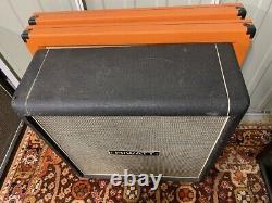 Vintage 1970s Hiwatt 4x12 Se4123 Haut-parleur Amplificateur De Guitare Cabinet Déchargé Mini