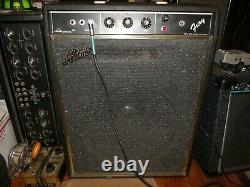 Vintage 1973 Alamo 2566 Amplificateur De Tube De Basse/guitare Fury 15 Haut-parleur Vg+