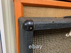 Vintage 1976 1970s Marshall 2045 2x12 Cabinet De Guitare Avec Éminence 12 Haut-parleurs