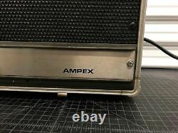 Vintage Ampex Aa-620 Hi Fi Haut-parleurs Alimentés Power Amp Suitcase Guitar Amp