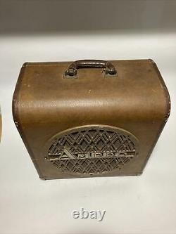 Vintage Ampro 16641 12. Speaker Withcabinet En 1956. Haut-parleur D’ampli De Guitare De Cru