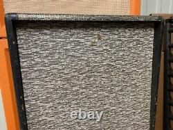 Vintage Années 1960 Selmer David Crocodile Skin 1×15 Guitar Bass Speaker Cabinet Fane