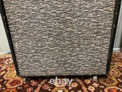 Vintage Années 1960 Selmer David Crocodile Skin 1×15 Guitar Bass Speaker Cabinet Fane