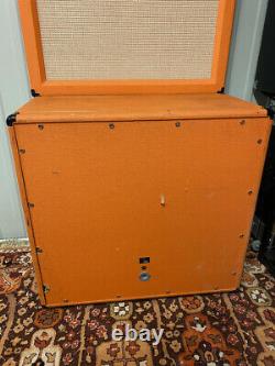 Vintage Années 1970 1975 Orange 4x12 Amplificateur Cabinet Cab Celestion T1217 G12 Speaker